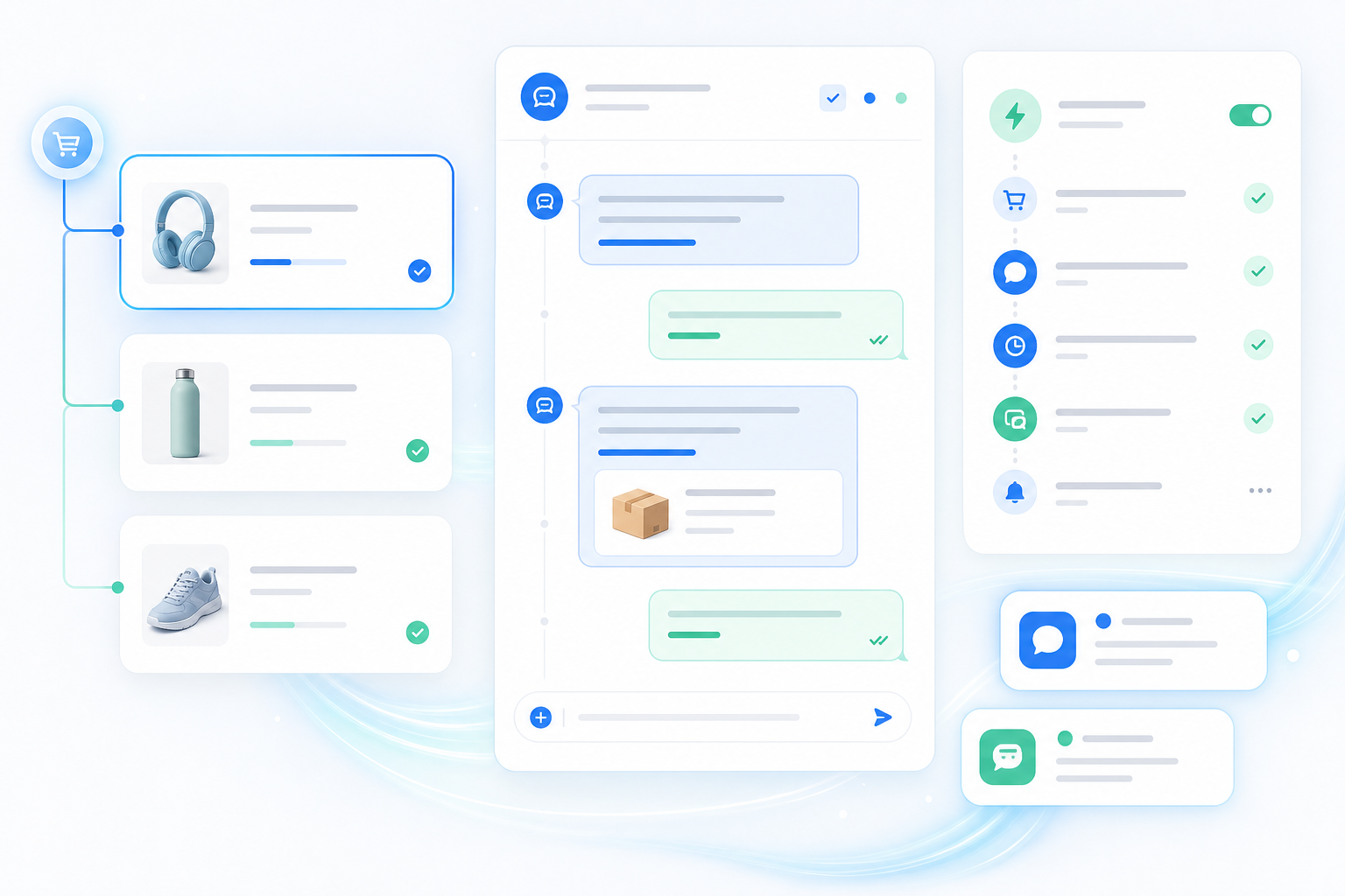 Confirmări automate WhatsApp și SMS în EcomFlux