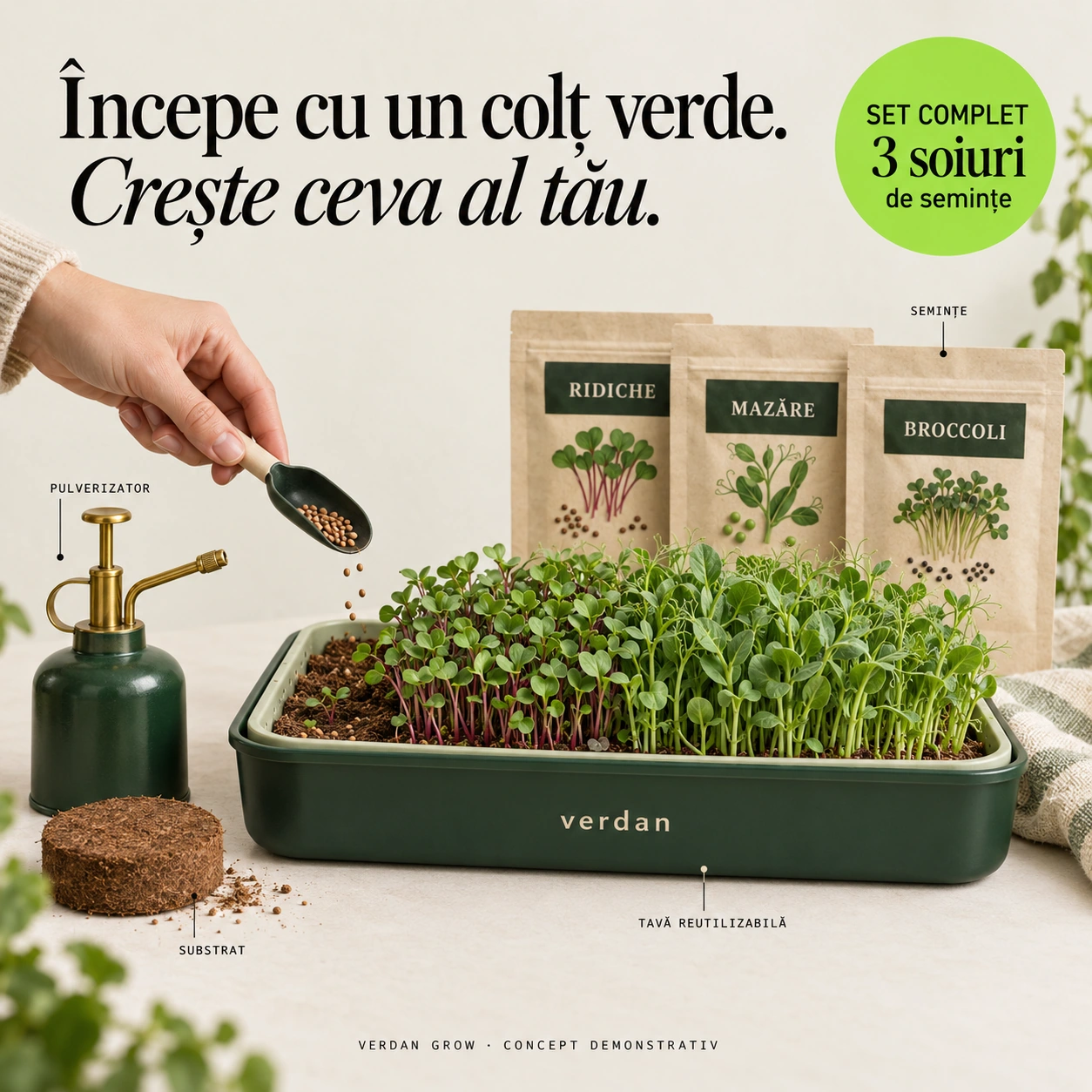 Verdan Grow — Set complet